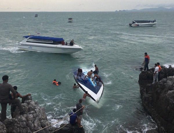 泰国快艇触礁翻船 香港居民一人受伤一人失踪